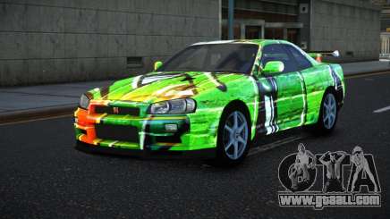 Nissan Skyline R34 Bassty S1 for GTA 4