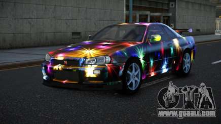 Nissan Skyline R34 Bassty S2 for GTA 4