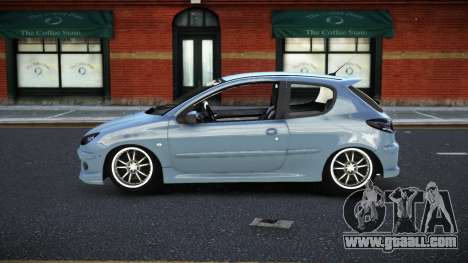 Peugeot 206 Diwaqigo for GTA 4