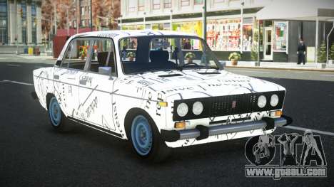 VAZ 2106 Bejala S5 for GTA 4