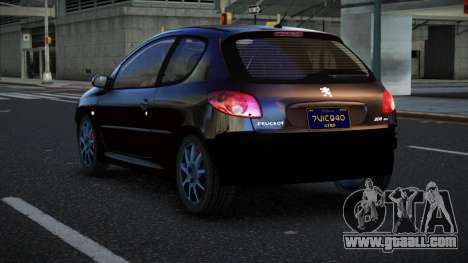 Peugeot 206 Bovejay for GTA 4