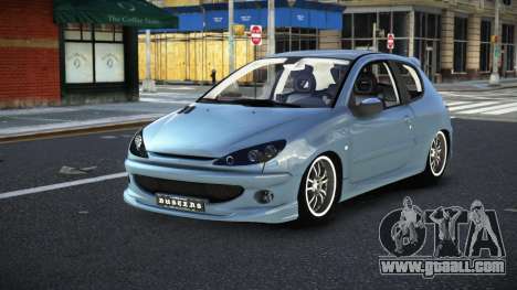 Peugeot 206 Diwaqigo for GTA 4
