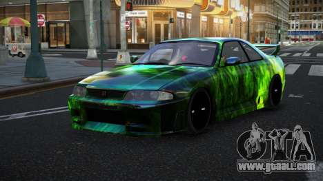 Nissan Skyline R33 Mexron S14 for GTA 4