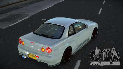 Nissan Skyline R34 Yunnurogu for GTA 4