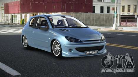 Peugeot 206 Diwaqigo for GTA 4