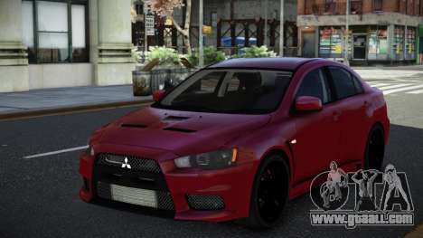 Mitsubishi Lancer Evolution X Rehudi for GTA 4