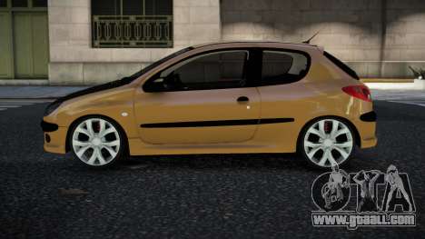 Peugeot 206 Riose for GTA 4
