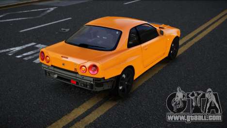 Nissan Skyline R34 Wikapuri for GTA 4