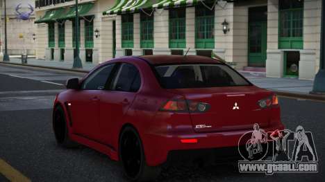 Mitsubishi Lancer Evolution X Rehudi for GTA 4