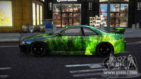 Nissan Skyline R33 Mexron S14 for GTA 4