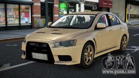 Mitsubishi Lancer Evolution X Comub for GTA 4
