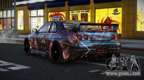 Nissan Skyline R33 Mexron S5 for GTA 4