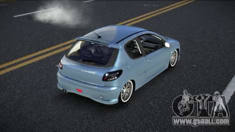 Peugeot 206 Diwaqigo for GTA 4