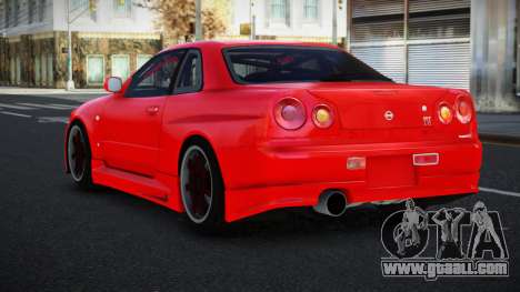 Nissan Skyline R34 Rebeg for GTA 4