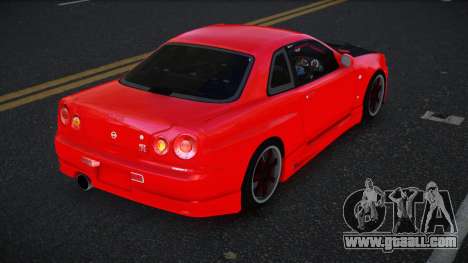Nissan Skyline R34 Rebeg for GTA 4
