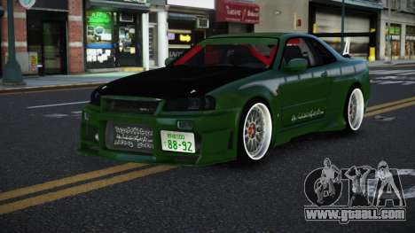 Nissan Skyline R34 Niobe for GTA 4
