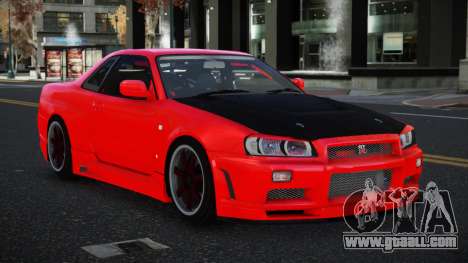 Nissan Skyline R34 Rebeg for GTA 4
