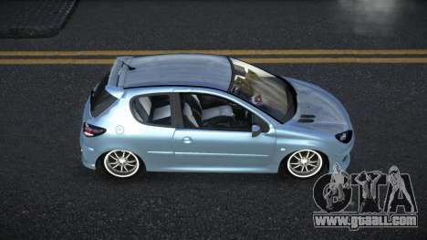 Peugeot 206 Diwaqigo for GTA 4