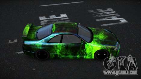 Nissan Skyline R33 Mexron S14 for GTA 4