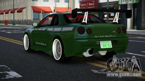 Nissan Skyline R34 Niobe for GTA 4