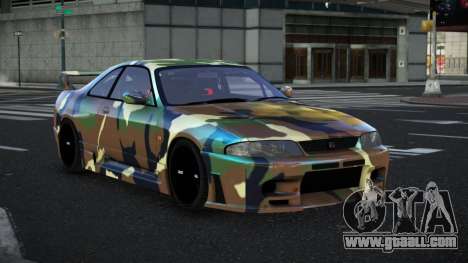 Nissan Skyline R33 Mexron S13 for GTA 4