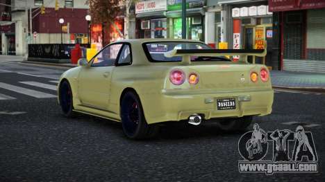 Nissan Skyline R34 Vabiqu for GTA 4