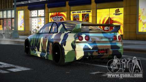 Nissan Skyline R33 Mexron S13 for GTA 4