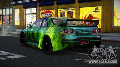 Nissan Skyline R33 Mexron S14 for GTA 4