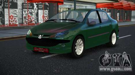 Peugeot 206 Coszu for GTA 4