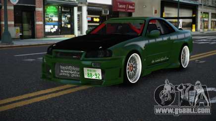 Nissan Skyline R34 Niobe for GTA 4
